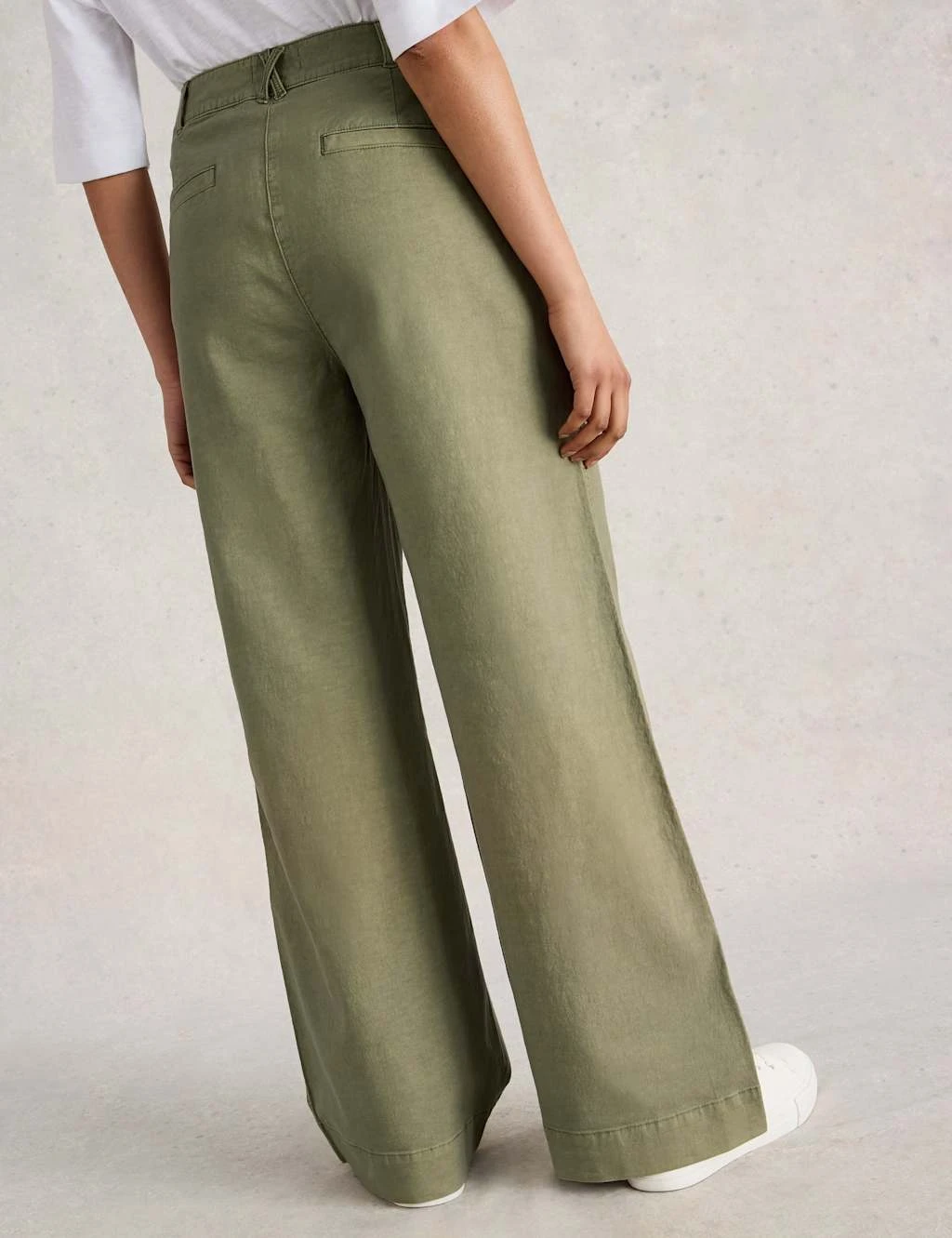 WHITE STUFF Cotton Rich Wide Leg Chinos 10 WHITE STUFF Cotton Rich Wide Leg Chinos - Image 10