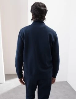 Cotton Rich Zip Up Funnel Neck Jacket -Marksandspencer Sale Store cotton rich zip up funnel neck jacket 17