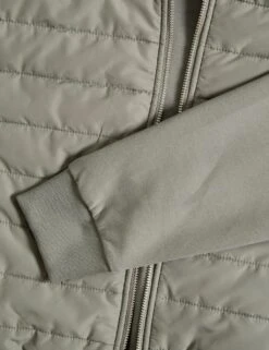 Cotton Rich Zip Up Hooded Jacket With Stormwear™ -Marksandspencer Sale Store cotton rich zip up hooded jacket with stormwear 2