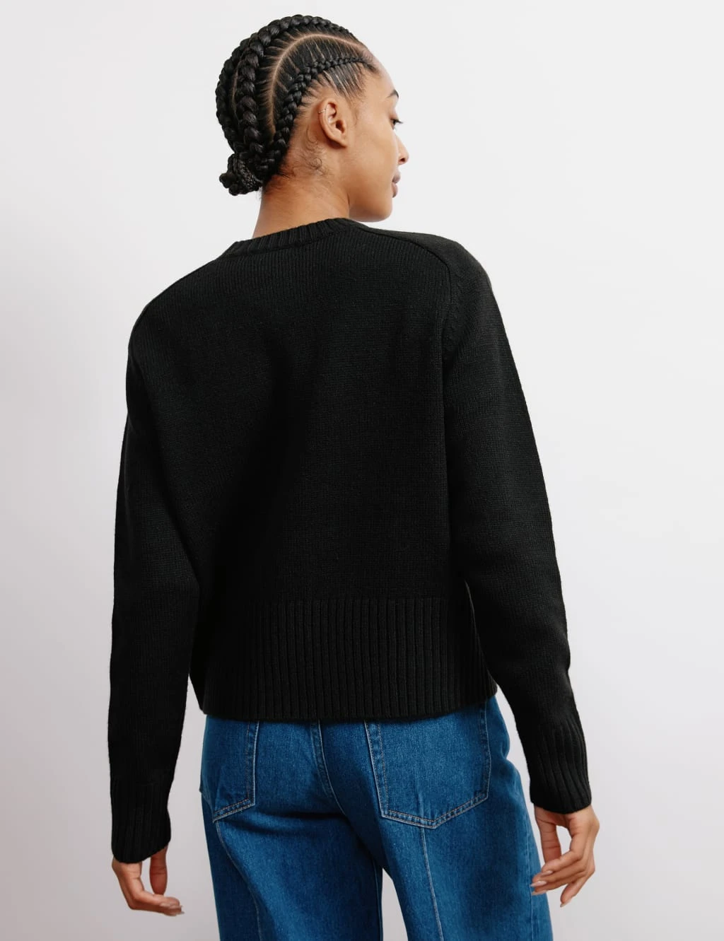 Crew Neck Button Through Cardigan With Wool 12 Crew Neck Button Through Cardigan With Wool - Image 12