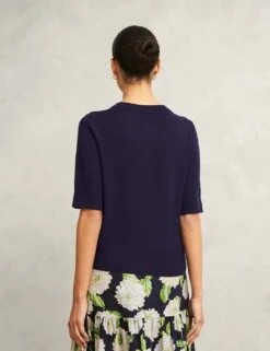 Crew Neck Cardigan With Wool -Marksandspencer Sale Store crew neck cardigan with wool 13