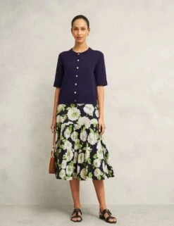 Crew Neck Cardigan With Wool -Marksandspencer Sale Store crew neck cardigan with wool 9