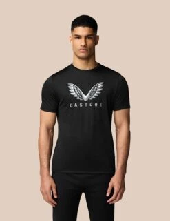 CASTORE Crew Neck Logo Graphic Sports T-Shirt -Marksandspencer Sale Store crew neck logo graphic sports t shirt 5