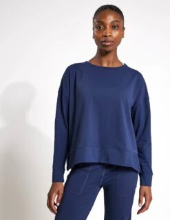 Born Crew Neck Oversized Sweatshirt -Marksandspencer Sale Store crew neck oversized sweatshirt 4