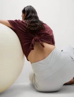 Go Balance Cuffed Yoga Jogger -Marksandspencer Sale Store cuffed tapered joggers 12