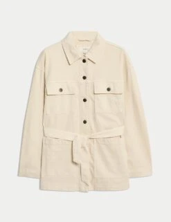 Denim Belted Jacket -Marksandspencer Sale Store denim belted jacket 7