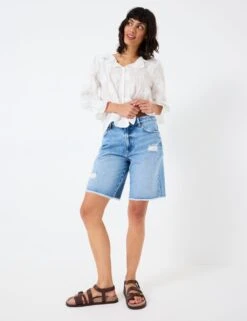 Denim Bermuda Shorts -Marksandspencer Sale Store denim bermuda shorts 7