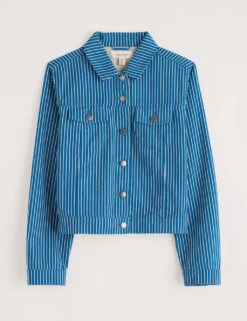 Denim Striped Jacket 15 Denim Striped Jacket -Marksandspencer Sale Store denim striped jacket 7