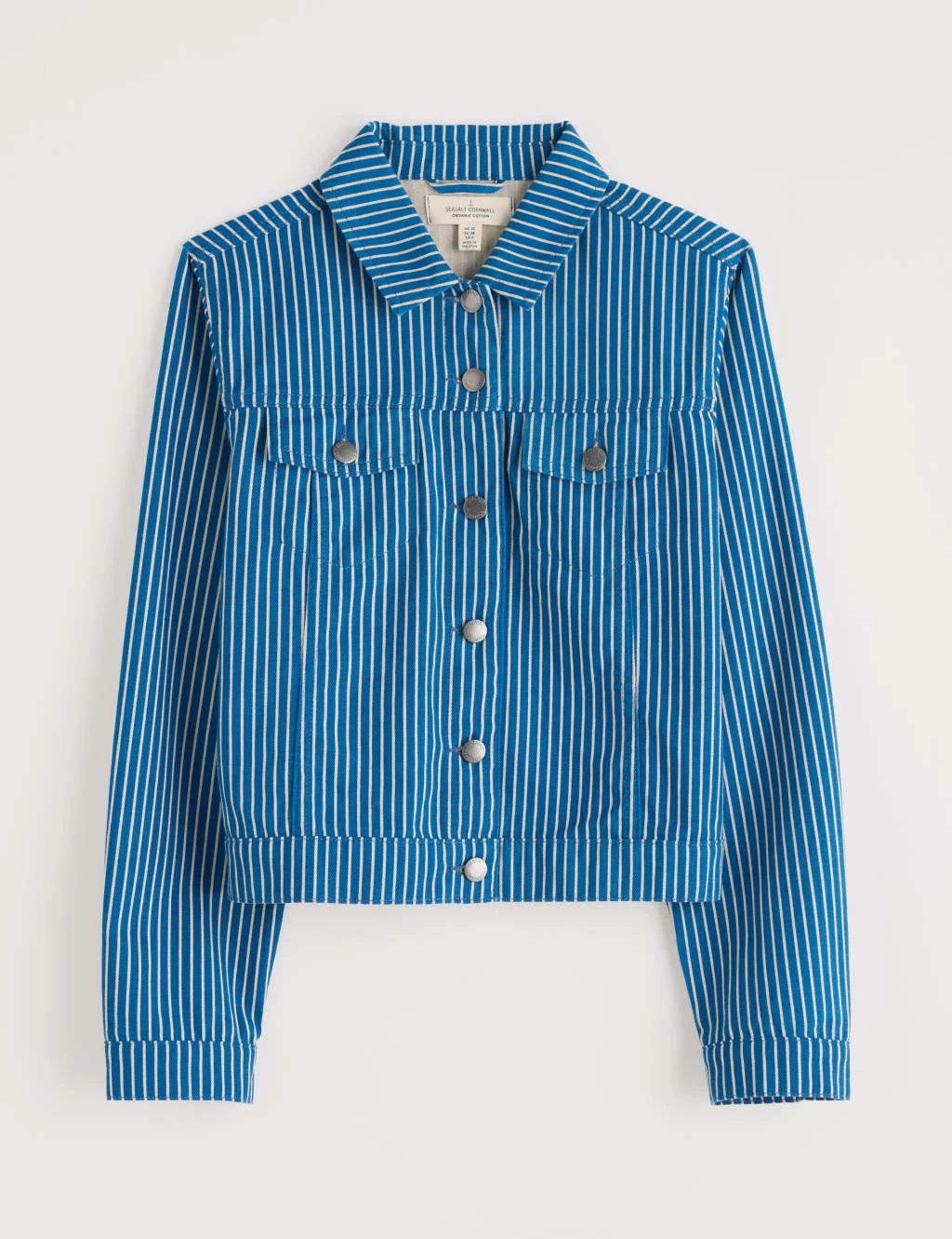 Denim Striped Jacket 8 Denim Striped Jacket - Image 8