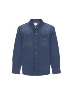 Wrangler Denim Western Shirt -Marksandspencer Sale Store denim western shirt 5