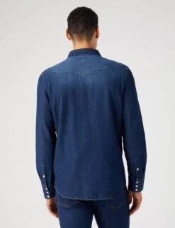 Wrangler Denim Western Shirt -Marksandspencer Sale Store denim western shirt 8