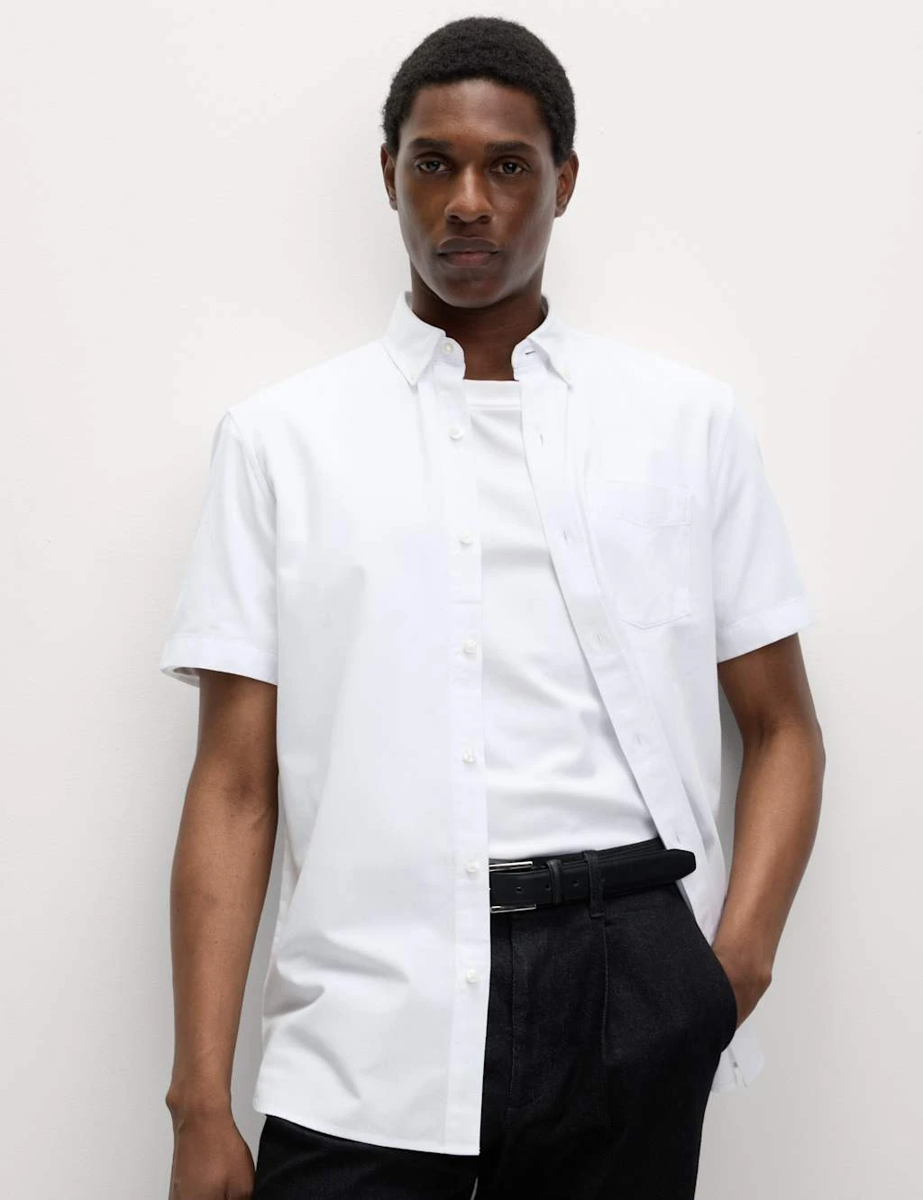 Easy Iron Cotton Rich Oxford Shirt 13 Easy Iron Cotton Rich Oxford Shirt - Image 13