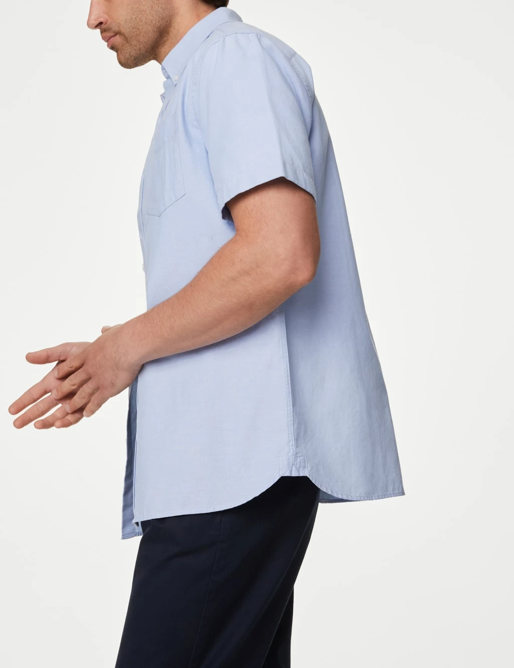 Easy Iron Cotton Rich Oxford Shirt 10 Easy Iron Cotton Rich Oxford Shirt - Image 10