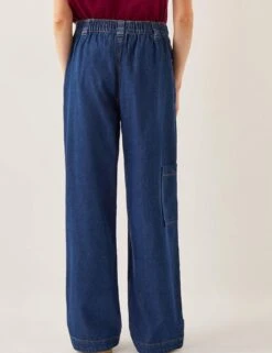 MONSOON Elasticated High Waisted Straight Leg Jeans 17 MONSOON Elasticated High Waisted Straight Leg Jeans -Marksandspencer Sale Store elasticated high waisted straight leg jeans 7