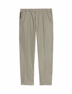 Elasticated Waist Performance Joggers -Marksandspencer Sale Store elasticated waist performance joggers 1