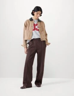 Harrison Elasticated Waist Wide Leg Joggers -Marksandspencer Sale Store elasticated waist wide leg joggers 5