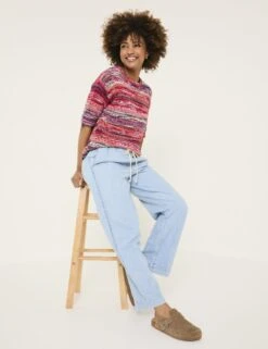 Elasticated Wide Leg Jeans -Marksandspencer Sale Store elasticated wide leg jeans 11