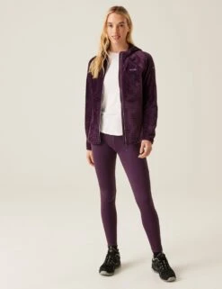 Regatta Endra Ribbed Zip Up Hooded Fleece -Marksandspencer Sale Store endra ribbed zip up hooded fleece 12