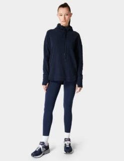 Sweaty Betty Escape Cotton Blend Fleece Relaxed Hoodie -Marksandspencer Sale Store escape cotton blend fleece relaxed hoodie 6