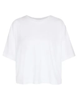 Sweaty Betty Essential Cotton Rich Crew Neck Crop T-Shirt -Marksandspencer Sale Store essential cotton rich crew neck crop t shirt 8