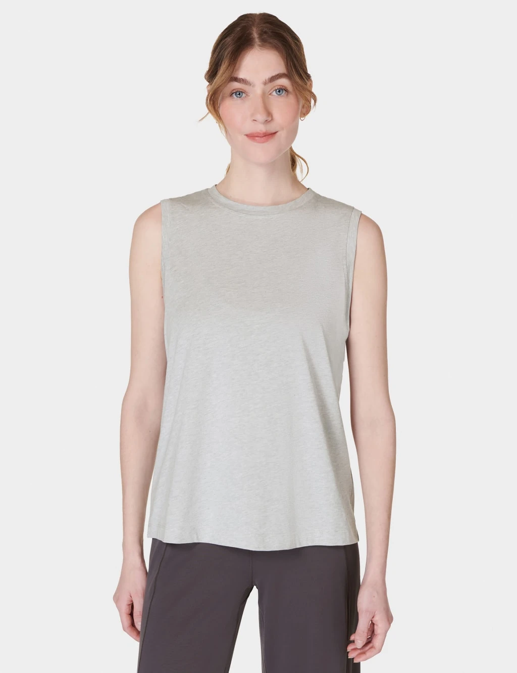 Sweaty Betty Essential Cotton Rich Crew Neck Vest Top 20 Sweaty Betty Essential Cotton Rich Crew Neck Vest Top - Image 20
