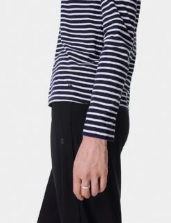 Sweaty Betty Essential Cotton Rich Striped Top -Marksandspencer Sale Store essential cotton rich striped top 9
