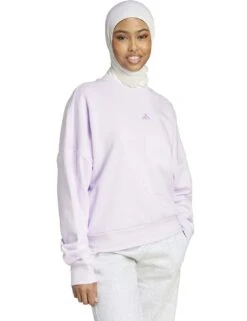 ADIDAS Essentials Small Logo Feel Cozy Sweatshirt -Marksandspencer Sale Store essentials small logo feel cozy sweatshirt 10