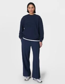 Sweaty Betty Explore More Cotton Rich Longline Sweatshirt -Marksandspencer Sale Store explore more cotton rich longline sweatshirt 9