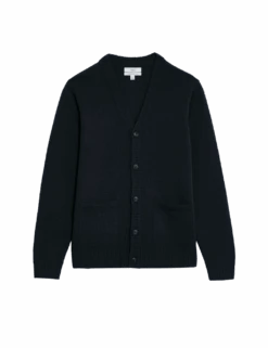 Extra Fine Lambswool Rich V-Neck Cardigan -Marksandspencer Sale Store extra fine lambswool rich v neck cardigan