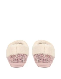 Jones Bootmaker Faux Fur Lined Round Toe Slippers -Marksandspencer Sale Store faux fur lined round toe slippers 8