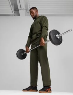 Puma FIT Taped PWRFleece Lite Sports Joggers -Marksandspencer Sale Store fit taped pwrfleece lite sports joggers 9