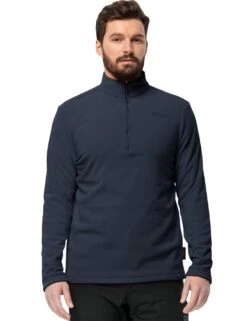 Jack Wolfskin Taunus Half Zip Funnel Neck Fleece Sweatshirt -Marksandspencer Sale Store fleece half zip funnel neck sweatshirt 2
