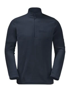 Jack Wolfskin Taunus Half Zip Funnel Neck Fleece Sweatshirt -Marksandspencer Sale Store fleece half zip funnel neck sweatshirt 3