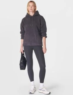 Sweaty Betty Fleece Relaxed Hoodie -Marksandspencer Sale Store fleece relaxed hoodie 10