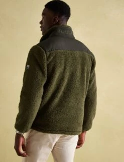 Joules Fleece Textured Half Zip Jumper -Marksandspencer Sale Store fleece textured half zip jumper 11