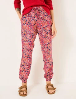 Floral Ankle Grazer Joggers -Marksandspencer Sale Store floral ankle grazer joggers 8