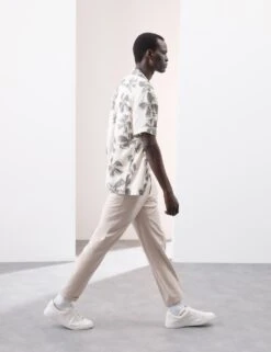 Floral Cuban Collar Shirt -Marksandspencer Sale Store floral cuban collar shirt 7