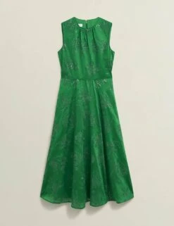 Floral Embroiderd Midi Skater Dress -Marksandspencer Sale Store floral embroiderd midi skater dress 7