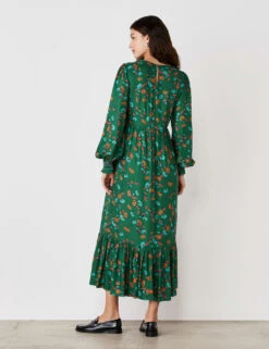 Floral Shired Midi Smock Dress -Marksandspencer Sale Store floral shired midi smock dress 9
