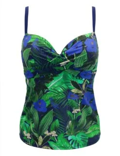 Pour Moi Palermo Underwired Padded Tankini (B-G) -Marksandspencer Sale Store floral wired padded v neck tanikini top 3