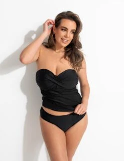 Pour Moi Free Spirit Twist Front Bandeau Tankini Top -Marksandspencer Sale Store free spirit twist front bandeau tankini top 18