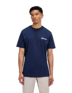 Berghaus Front And Back Pure Cotton T-Shirt -Marksandspencer Sale Store front and back pure cotton t shirt 11
