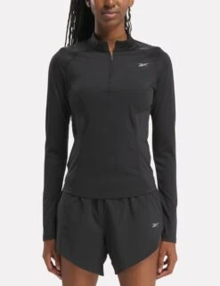 Reebok Funnel Neck Fitted Running Top -Marksandspencer Sale Store funnel neck fitted running top 5