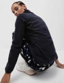 Thermal Zip Up Funnel Neck Fleece -Marksandspencer Sale Store funnel neck fleece jacket 9