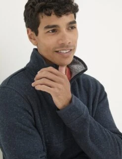 Funnel Neck Half Zip Sweatshirt -Marksandspencer Sale Store funnel neck half zip sweatshirt 14