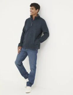 Funnel Neck Half Zip Sweatshirt -Marksandspencer Sale Store funnel neck half zip sweatshirt 16