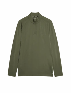 Funnel Neck Half Zip Top -Marksandspencer Sale Store funnel neck half zip top