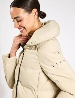 Born Funnel Neck Longline Puffer Coat -Marksandspencer Sale Store funnel neck longline puffer coat 12