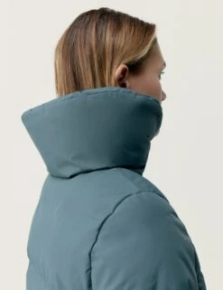 Born Funnel Neck Longline Puffer Coat -Marksandspencer Sale Store funnel neck longline puffer coat 17