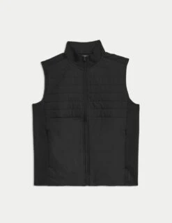 Funnel Neck Quilted Gilet -Marksandspencer Sale Store funnel neck quilted gilet 8